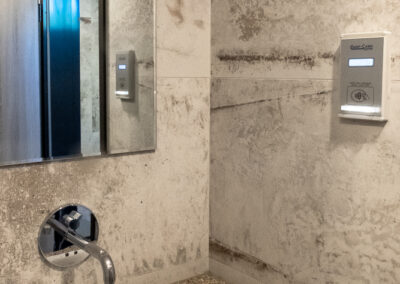 Toalety na kempingu Blaue Lagune.