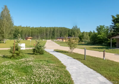Nowy kemping przy plaży Blue Lagoon - Blaue Lagune, Berzdorfer See.
