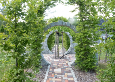 Oryginalny element w campingu Berzdorfer See.