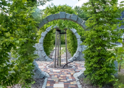 Na kempingu przy Błękitnej Lagunie nad jeziorem Berzdorf znajdują się ciekawe ścieżki łączące.