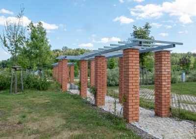 Oryginalny element, ścieżka na kempingu Blaue Lagune, Berzdorfer See.