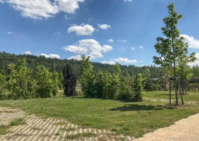 Parking dla przyczep kempingowych, kemping Berzdorfer See.